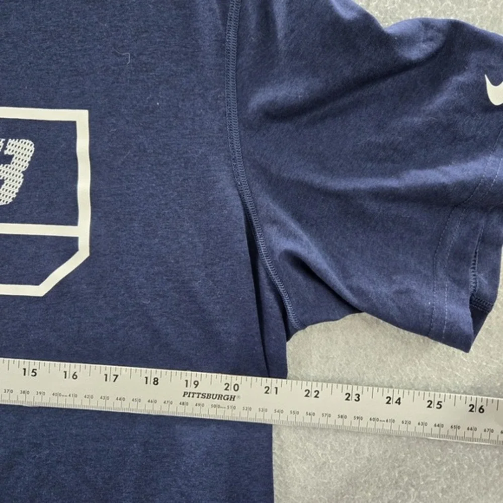 Dallas Cowboys Men Shirt L Navy Nike Dez Bryant 88‎ Activewear Logo Short Sleeve